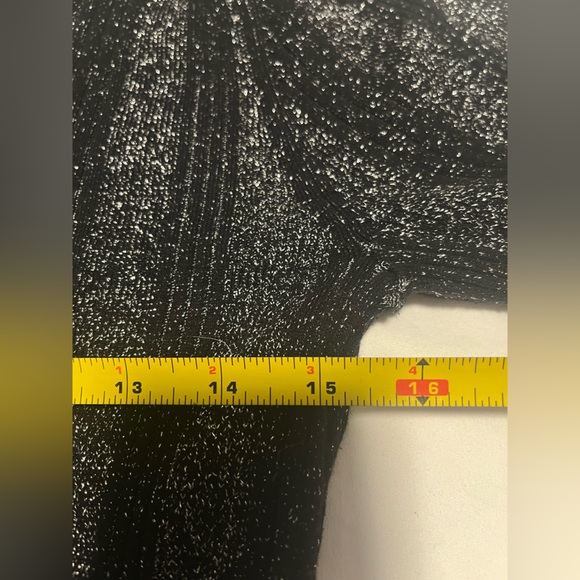 Harley-Davidson Women”s  Black & Silver Metallic LS Stretch Top Blouse Size XL - Picture 10 of 12